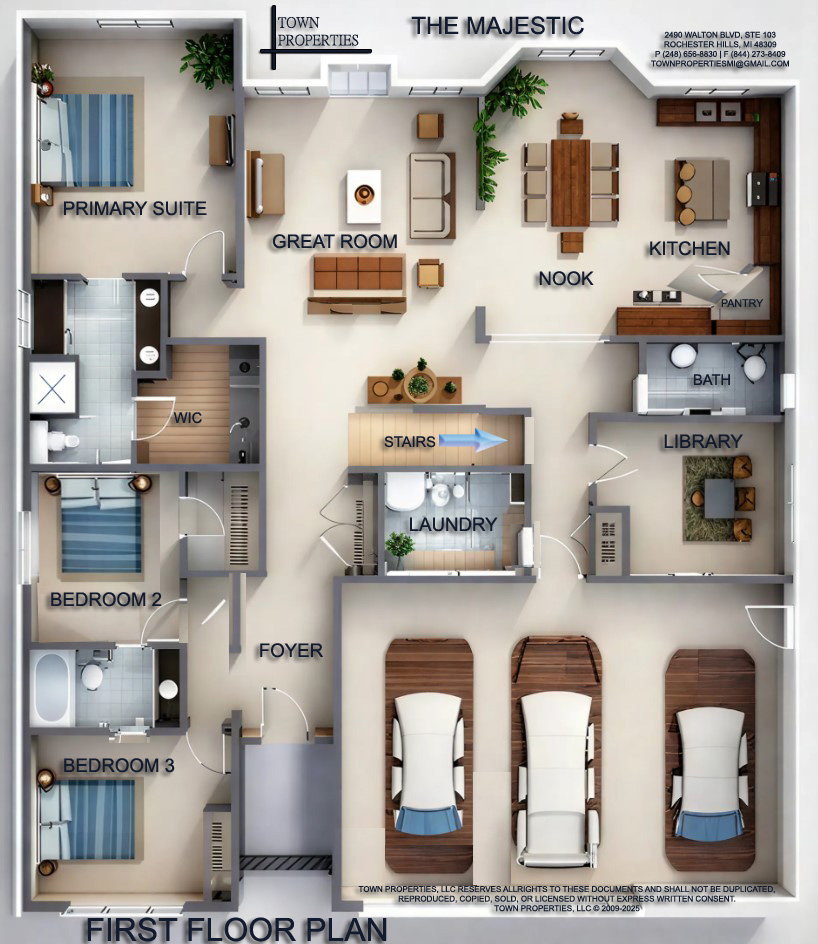 The Majestic — First Floor Plan