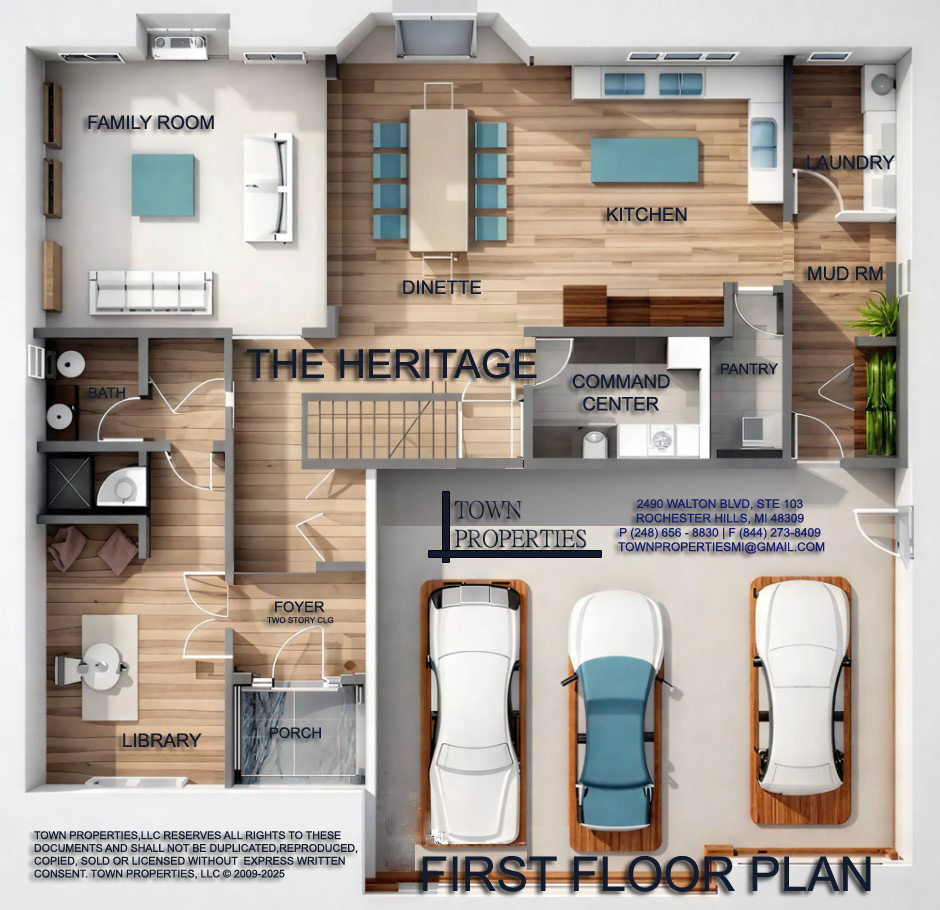 The Heritage — First Floor Plan