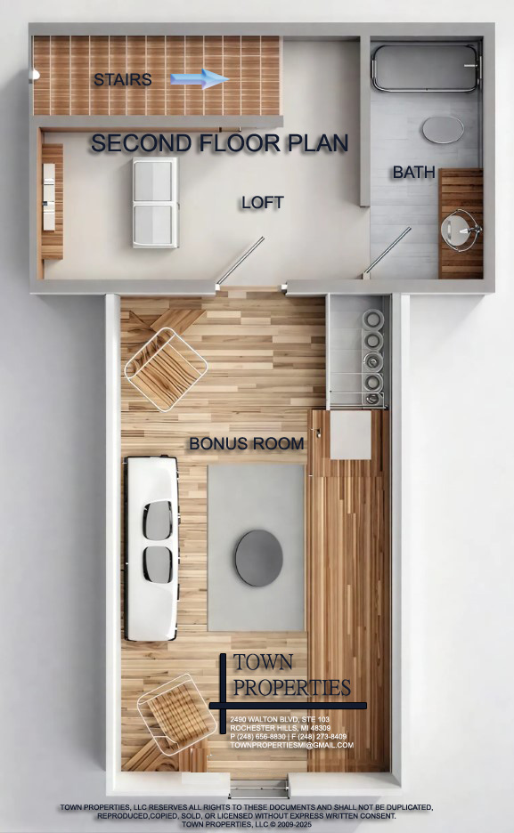 The Majestic — Second Floor Plan