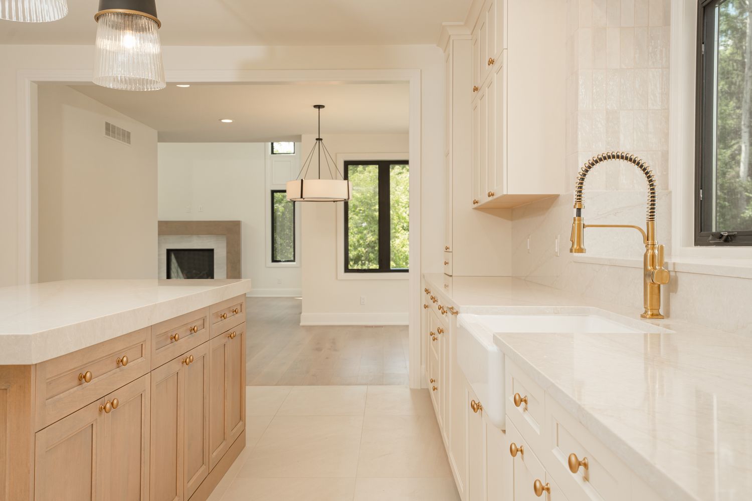 Gourmet Kitchen · Quartz & Custom Cabinetry
